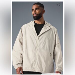 ALO Yoga Men's Light Tan Windbreaker